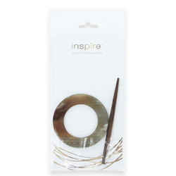 Inspire Shawl Pin #98100320 80 mm/3.125" Round Horn